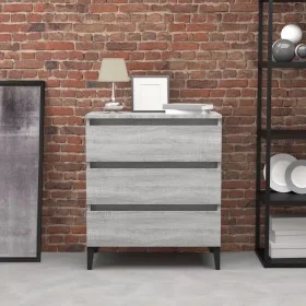 Aparador de madera contrachapada gris Sonoma 60x35x69 cm de vidaXL, Aparadores - Ref: Foro24-815808, Precio: 69,38 €, Descuen...