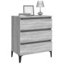 Aparador de madera contrachapada gris Sonoma 60x35x69 cm de vidaXL, Aparadores - Ref: Foro24-815808, Precio: 72,39 €, Descuen...