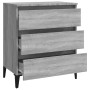 Aparador de madera contrachapada gris Sonoma 60x35x69 cm de vidaXL, Aparadores - Ref: Foro24-815808, Precio: 72,39 €, Descuen...