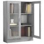Vitrine aus grauem Sonoma-Sperrholz, 82,5 x 30,5 x 115 cm von vidaXL, Bücherregale und Regale - Ref: Foro24-815619, Preis: 94...