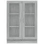 Vitrine aus grauem Sonoma-Sperrholz, 82,5 x 30,5 x 115 cm von vidaXL, Bücherregale und Regale - Ref: Foro24-815619, Preis: 97...