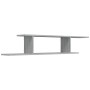 Sonoma gray wood TV wall shelf 125x18x23 cm by vidaXL, Shelves and shelves - Ref: Foro24-815877, Price: 24,12 €, Discount: %