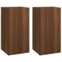 TV furniture 2 units oak wood brown 30.5x30x60 cm by vidaXL, TV Furniture - Ref: Foro24-815746, Price: 41,42 €, Discount: %