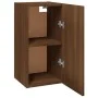 TV furniture 2 units oak wood brown 30.5x30x60 cm by vidaXL, TV Furniture - Ref: Foro24-815746, Price: 41,42 €, Discount: %