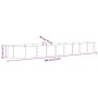 Jardinera arriate acero galvanizado plata 368x80x36 cm