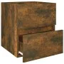 Smoked oak engineered wood washbasin cabinet 41x38.5x45 cm by vidaXL, Bathroom furniture - Ref: Foro24-815645, Price: 37,82 €...