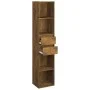 Regal aus geräuchertem Eichensperrholz, 36 x 30 x 171 cm von vidaXL, Bücherregale und Regale - Ref: Foro24-815534, Preis: 82,...