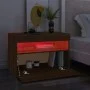 TV-Schrank mit LED-Leuchten, Farbe Eiche geräuchert, 60 x 35 x 40 cm von vidaXL, TV-Möbel - Ref: Foro24-815682, Preis: 43,78 ...