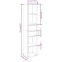 Regal aus geräuchertem Eichensperrholz, 36 x 30 x 171 cm von vidaXL, Bücherregale und Regale - Ref: Foro24-815534, Preis: 82,...