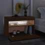 TV-Schrank mit LED-Leuchten, Farbe Eiche geräuchert, 60 x 35 x 40 cm von vidaXL, TV-Möbel - Ref: Foro24-815682, Preis: 46,20 ...