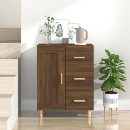 Sideboard aus braunem Eichensperrholz, 69,5 x 34 x 90 cm von vidaXL, Sideboards - Ref: Foro24-817371, Preis: 71,32 €, Rabatt: %