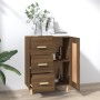 Aparador madera contrachapada marrón roble 69,5x34x90 cm de vidaXL, Aparadores - Ref: Foro24-817371, Precio: 72,06 €, Descuen...