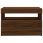 TV-Schrank mit LED-Leuchten, Farbe Eiche geräuchert, 60 x 35 x 40 cm von vidaXL, TV-Möbel - Ref: Foro24-815682, Preis: 46,20 ...