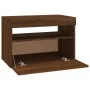 TV-Schrank mit LED-Leuchten, Farbe Eiche geräuchert, 60 x 35 x 40 cm von vidaXL, TV-Möbel - Ref: Foro24-815682, Preis: 43,78 ...