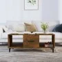 Couchtisch aus geräuchertem Eichensperrholz 102x50x40 cm von vidaXL, Couchtisch - Ref: Foro24-817528, Preis: 48,21 €, Rabatt: %