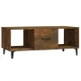 Couchtisch aus geräuchertem Eichensperrholz 102x50x40 cm von vidaXL, Couchtisch - Ref: Foro24-817528, Preis: 48,21 €, Rabatt: %
