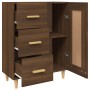 Aparador madera contrachapada marrón roble 69,5x34x90 cm de vidaXL, Aparadores - Ref: Foro24-817371, Precio: 72,06 €, Descuen...