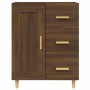 Aparador madera contrachapada marrón roble 69,5x34x90 cm de vidaXL, Aparadores - Ref: Foro24-817371, Precio: 72,06 €, Descuen...