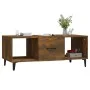 Couchtisch aus geräuchertem Eichensperrholz 102x50x40 cm von vidaXL, Couchtisch - Ref: Foro24-817528, Preis: 48,21 €, Rabatt: %