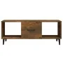 Couchtisch aus geräuchertem Eichensperrholz 102x50x40 cm von vidaXL, Couchtisch - Ref: Foro24-817528, Preis: 48,21 €, Rabatt: %