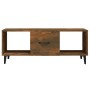 Smoked oak plywood coffee table 102x50x40 cm by vidaXL, Coffee table - Ref: Foro24-817528, Price: 48,27 €, Discount: %