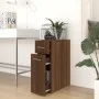 Brown oak plywood medicine cabinet cabinet 20x45.5x60cm by vidaXL, Lockers and storage cabinets - Ref: Foro24-815866, Price: ...