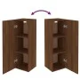 TV-Möbel 2 Stück Holzwerkstoff Eiche braun 30,5x30x90cm von vidaXL, TV-Möbel - Ref: Foro24-815752, Preis: 83,54 €, Rabatt: %