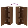 TV-Möbel 2 Stück Holzwerkstoff Eiche braun 30,5x30x90cm von vidaXL, TV-Möbel - Ref: Foro24-815752, Preis: 84,86 €, Rabatt: %