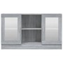 Vitrine aus Sperrholz in Sonoma-Grau, 120 x 30,5 x 70 cm von vidaXL, Sideboards - Ref: Foro24-815628, Preis: 93,00 €, Rabatt: %