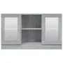 Vitrine aus Sperrholz in Sonoma-Grau, 120 x 30,5 x 70 cm von vidaXL, Sideboards - Ref: Foro24-815628, Preis: 97,07 €, Rabatt: %