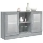 Vitrine aus Sperrholz in Sonoma-Grau, 120 x 30,5 x 70 cm von vidaXL, Sideboards - Ref: Foro24-815628, Preis: 97,07 €, Rabatt: %