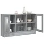 Vitrine aus Sperrholz in Sonoma-Grau, 120 x 30,5 x 70 cm von vidaXL, Sideboards - Ref: Foro24-815628, Preis: 97,07 €, Rabatt: %