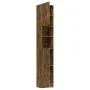 Badezimmerschrank aus geräuchertem Eichensperrholz, 32 x 25,5 x 190 cm von vidaXL, Badezimmermöbel - Ref: Foro24-815537, Prei...