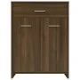 Badezimmerschrank aus braunem Eichensperrholz, 60 x 33 x 80 cm von vidaXL, Badezimmermöbel - Ref: Foro24-815665, Preis: 69,33...