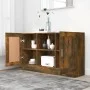 Sideboard aus geräuchertem Eichensperrholz, 120 x 30,5 x 70 cm von vidaXL, Sideboards - Ref: Foro24-815624, Preis: 85,39 €, R...