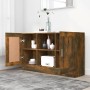 Sideboard aus geräuchertem Eichensperrholz, 120 x 30,5 x 70 cm von vidaXL, Sideboards - Ref: Foro24-815624, Preis: 88,64 €, R...