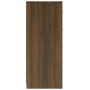 Armario baño madera contrachapada roble marrón 60x33x80 cm