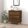 Brown oak plywood sideboard 60x35x69 cm by vidaXL, Sideboards - Ref: Foro24-815806, Price: 77,38 €, Discount: %