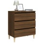 Brown oak plywood sideboard 60x35x69 cm by vidaXL, Sideboards - Ref: Foro24-815806, Price: 78,58 €, Discount: %