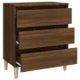Brown oak plywood sideboard 60x35x69 cm by vidaXL, Sideboards - Ref: Foro24-815806, Price: 77,38 €, Discount: %