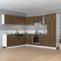 Armario para frigorífico madera marrón roble 60x57x207 cm de vidaXL, Armarios de cocina - Ref: Foro24-815602, Precio: 156,08 ...