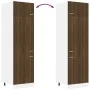 Armario para frigorífico madera marrón roble 60x57x207 cm de vidaXL, Armarios de cocina - Ref: Foro24-815602, Precio: 156,08 ...