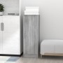 Zapatero de madera contrachapada gris Sonoma 32x35x92 cm de vidaXL, Zapateros y organizadores de calzado - Ref: Foro24-816018...