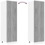 Armario para frigorífico madera gris Sonoma 60x57x207 cm de vidaXL, Armarios de cocina - Ref: Foro24-815601, Precio: 173,33 €...