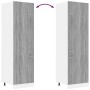 Armario para frigorífico madera gris Sonoma 60x57x207 cm de vidaXL, Armarios de cocina - Ref: Foro24-815601, Precio: 176,41 €...