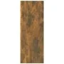 Smoked oak plywood console table 78x30x80 cm by vidaXL, Side tables - Ref: Foro24-815936, Price: 33,70 €, Discount: %
