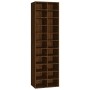 Brown oak plywood shoe rack 54x34x183 cm by vidaXL, Shoe racks and shoe organizers - Ref: Foro24-815302, Price: 151,96 €, Dis...