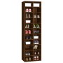 Brown oak plywood shoe rack 54x34x183 cm by vidaXL, Shoe racks and shoe organizers - Ref: Foro24-815302, Price: 151,96 €, Dis...