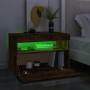 Muebles de TV con luces LED 2 uds roble ahumado 60x35x40 cm de vidaXL, Muebles TV - Ref: Foro24-815679, Precio: 75,17 €, Desc...