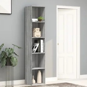 Sonoma-graues Sperrholzregal 40x30x189 cm von vidaXL, Bücherregale und Regale - Ref: Foro24-815436, Preis: 75,23 €, Rabatt: %